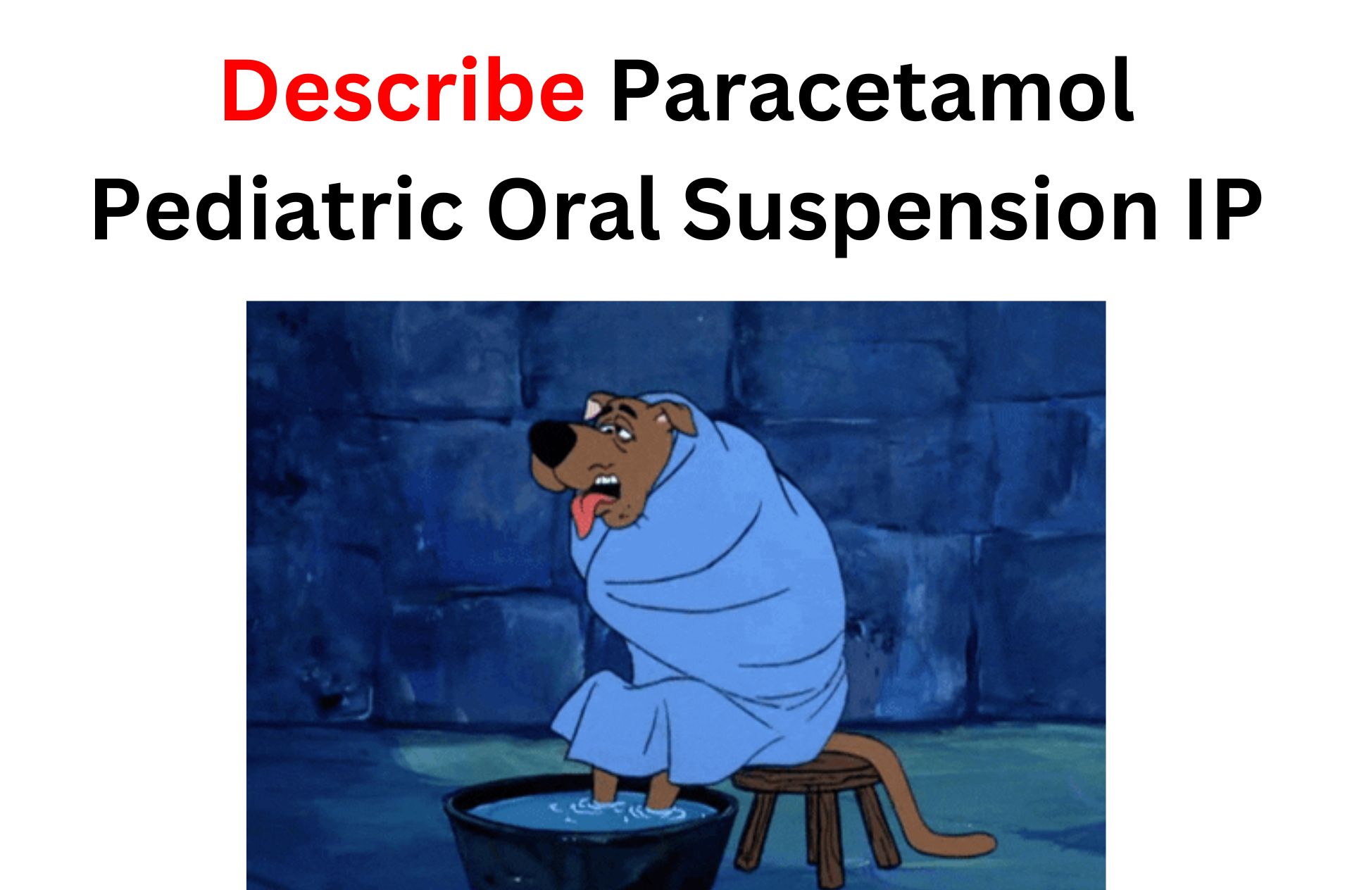 Paracetamol Paediatric Oral Suspension IP